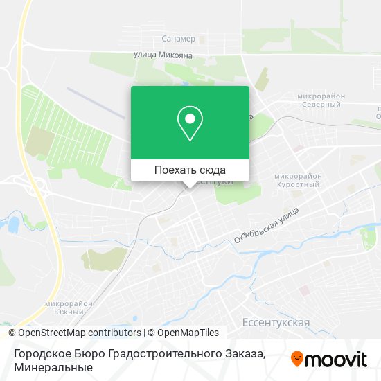 Карта Городское Бюро Градостроительного Заказа
