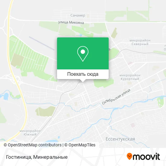 Карта Гостиница