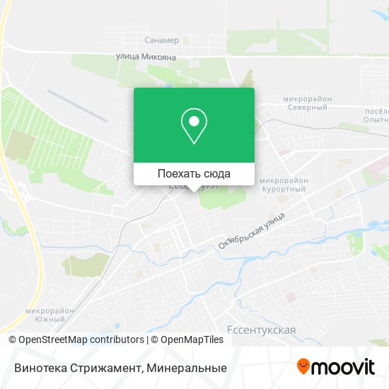 Карта Винотека Стрижамент