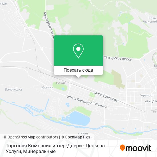Карта Торговая Компания интер-Двери - Цены на Услуги