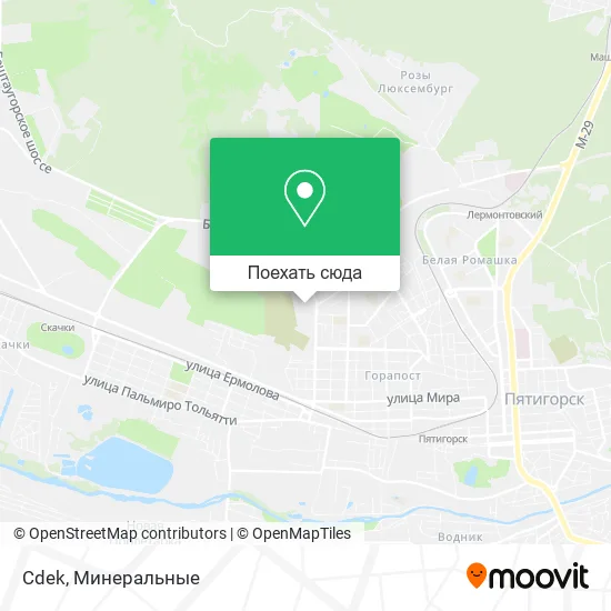 Карта Cdek
