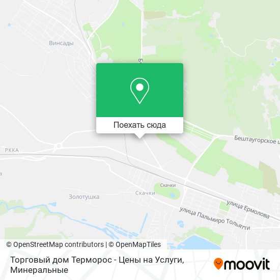Карта Торговый дом Терморос - Цены на Услуги