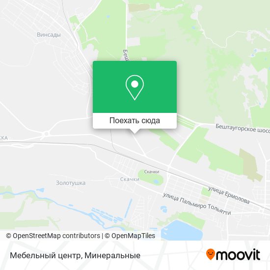 Карта Мебельный центр
