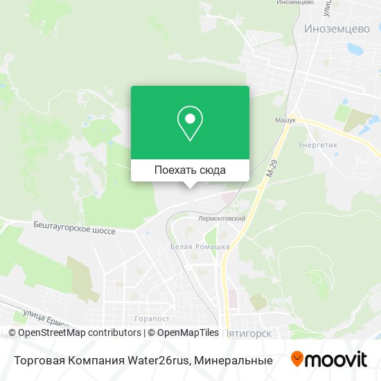 Карта Торговая Компания Water26rus