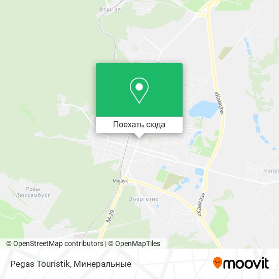 Карта Pegas Touristik