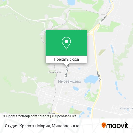 Карта Студия Красоты Мария