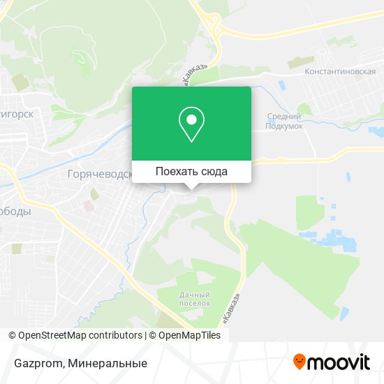 Карта Gazprom