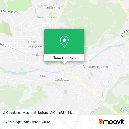 Карта Комфорт