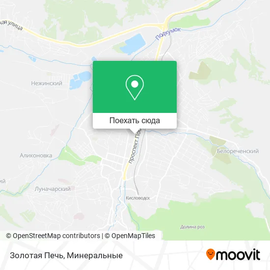 Карта Золотая Печь
