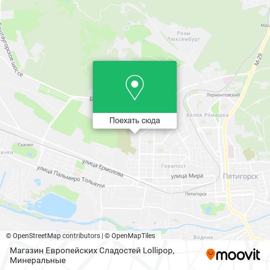 Карта Магазин Европейских Сладостей Lollipop
