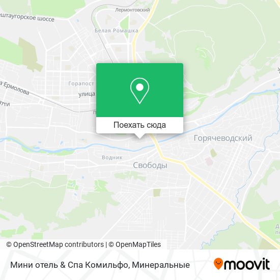 Карта Мини отель & Спа Комильфо