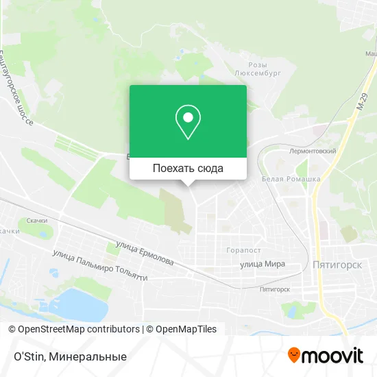Карта O'Stin