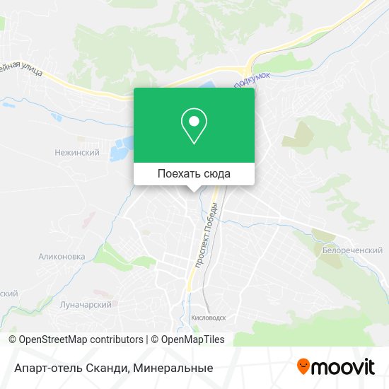 Карта Апарт-отель Сканди