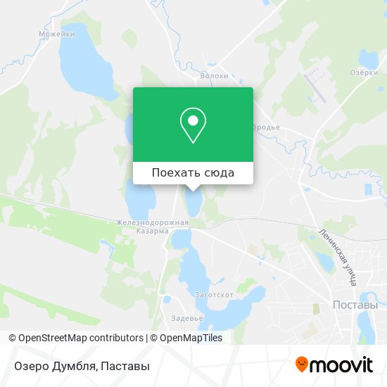 Карта Озеро Думбля