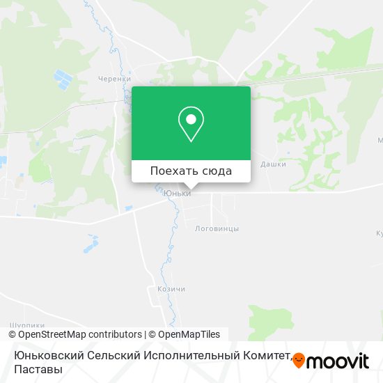 Карта Юньковский Сельский Исполнительный Комитет