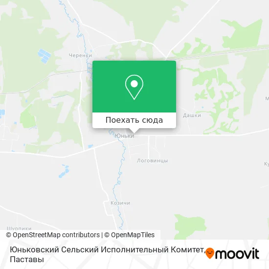 Карта Юньковский Сельский Исполнительный Комитет