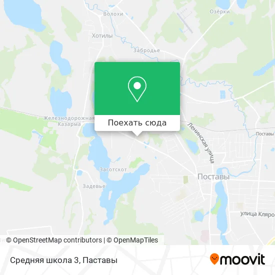 Карта Средняя школа 3