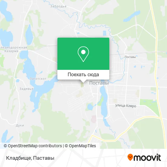 Карта Кладбище