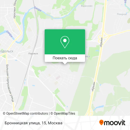 Карта Бронницкая улица, 15