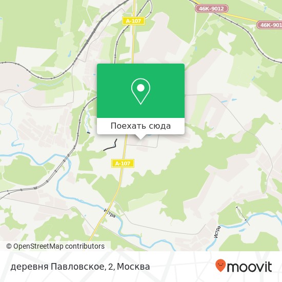 Карта деревня Павловское, 2