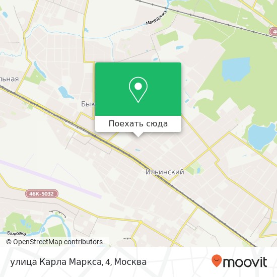 Карта улица Карла Маркса, 4