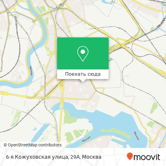 Карта 6-я Кожуховская улица, 29А