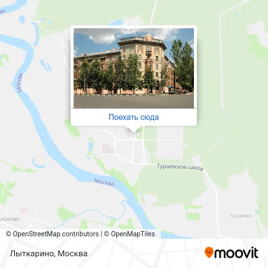 Карта Лыткарино