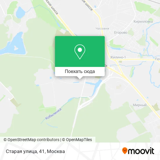 Карта Старая улица, 41