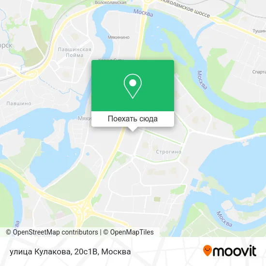 Карта улица Кулакова, 20с1В
