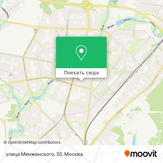 Карта улица Менжинского, 30