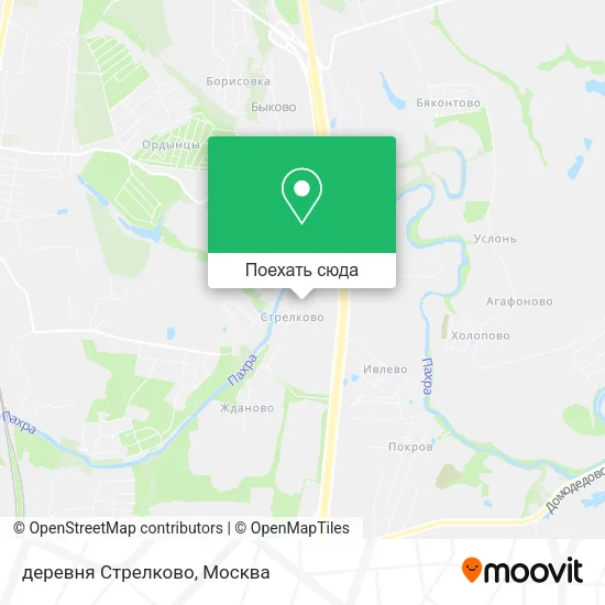 Карта деревня Стрелково