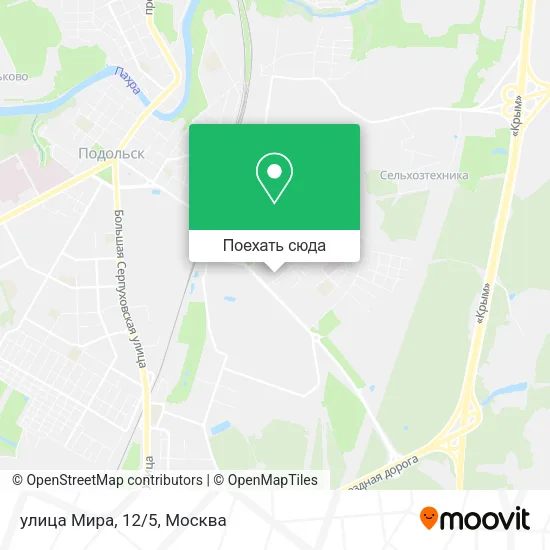 Карта улица Мира, 12/5