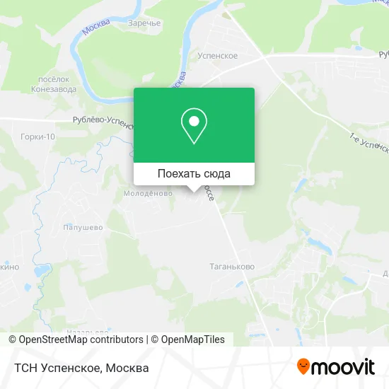 Карта ТСН Успенское