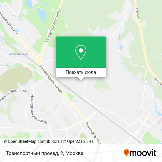 Карта Транспортный проезд, 2