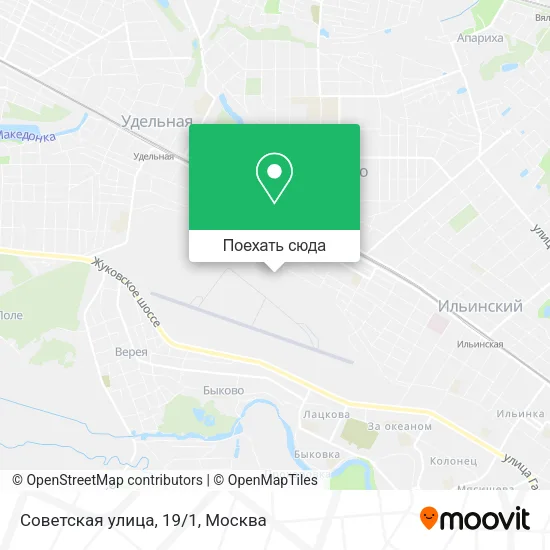 Карта Советская улица, 19/1