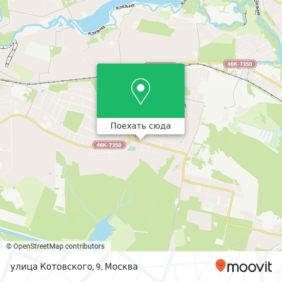 Карта улица Котовского, 9