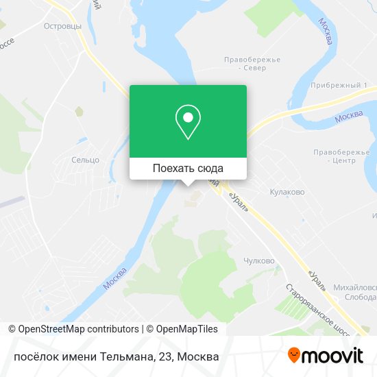 Карта посёлок имени Тельмана, 23
