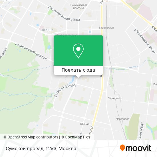 Карта Сумской проезд, 12к3