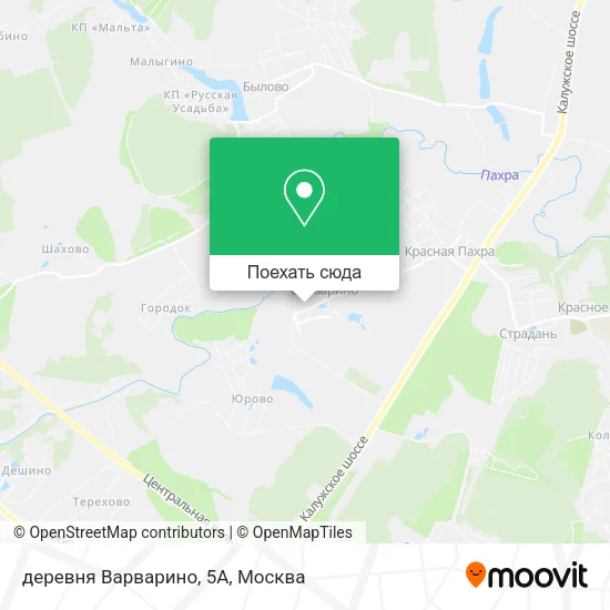 Карта деревня Варварино, 5А