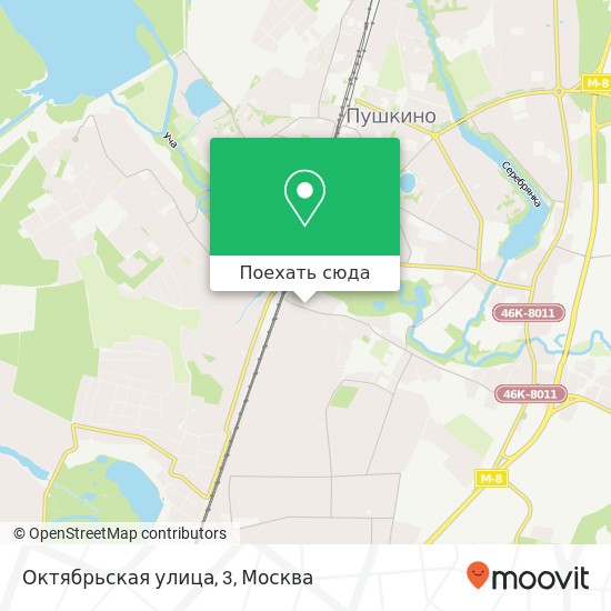 Карта Октябрьская улица, 3
