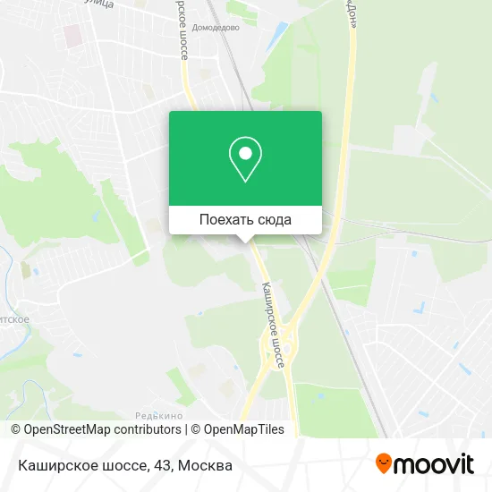 Карта Каширское шоссе, 43