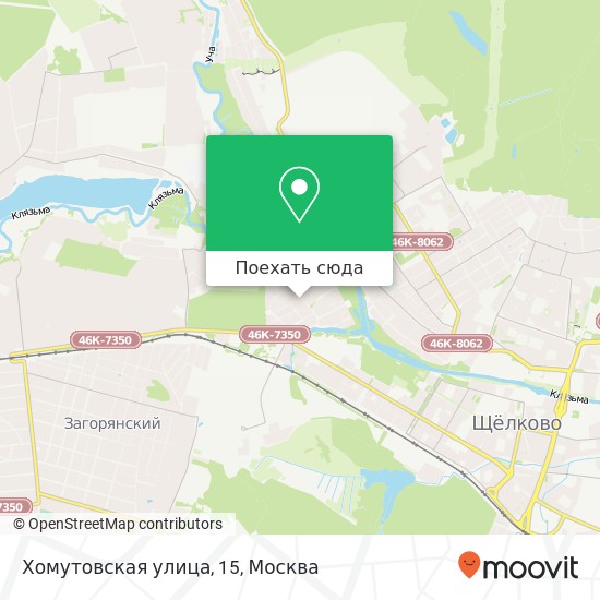 Карта Хомутовская улица, 15