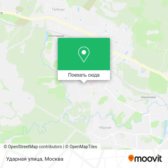 Карта Ударная улица