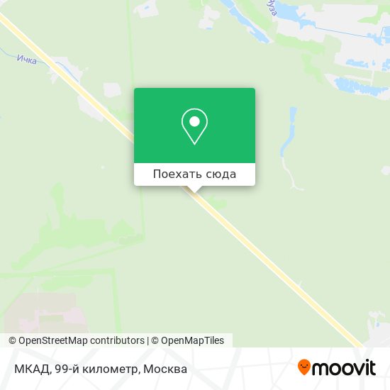 Карта МКАД, 99-й километр