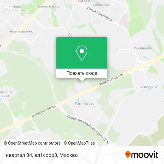Карта квартал 34, вл1соор3