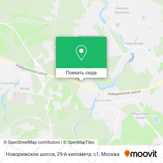 Карта Новорижское шоссе, 29-й километр, с1