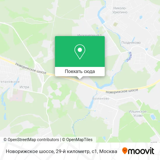 Карта Новорижское шоссе, 29-й километр, с1