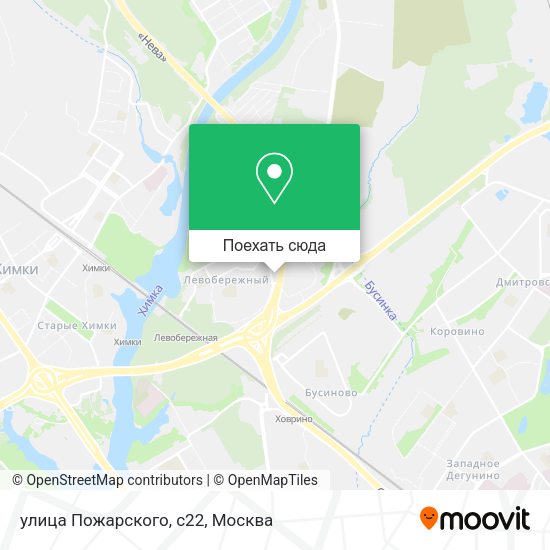 Карта улица Пожарского, с22