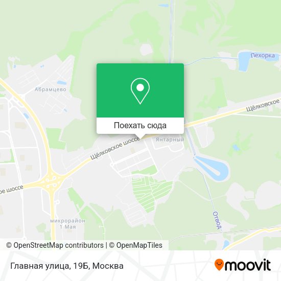 Карта Главная улица, 19Б