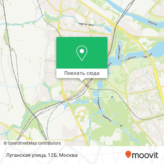 Карта Луганская улица, 12Б